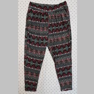 Vibrant Patterned Womens Plus Size Leggings